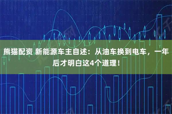 熊猫配资 新能源车主自述：从油车换到电车，一年后才明白这4个道理！